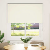 ZNTS Roller Blind Blackout Off White 140x130 cm Fabric Width 136.6 cm Polyester 4011630