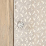 Bedside Cabinet 40x30x50 cm Solid Wood Mango and Iron 372009