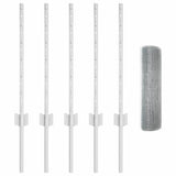 Fence and Post Silver 0.6 x 10 m Steel 3336317