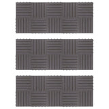 Decking Tiles 30 pcs Grey Wash 30x30 cm Solid Acacia Wood 3054433