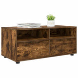 TV Cabinet Smoked Oak 100 x 48 x 43 cm Engineered Wood 888932