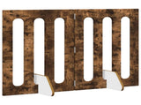 Folding Pet Fence 2 pcs Smoked Oak 100.5 x 38 x 70 cm 8005963