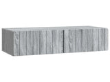 Wall-Mounted TV Cabinet Grey Sonoma 98 x 41 x 30 cm 898361