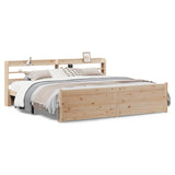 Bed Frame with Headboard without Mattress 180x200 cm Super King 3306768