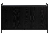 Sideboard Black Oak 98.5 x 33 x 81 cm Engineered Wood 8013836