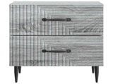 Bedside Cabinet 2 pcs Grey Sonoma 43 x 34.5 x 47.5 cm 894768