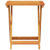Folding Garden Table 50x36x60 cm Solid Wood Acacia 364895