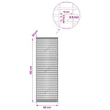 Gabion with 5 mm Wire and 5x2.5 cm Mesh 50x20x150 cm 3463603