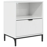Bedside Cabinet with Drawer High gloss white 49 x 36 x 61 cm 883482