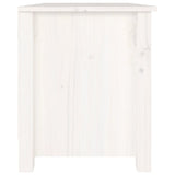Shoe Bench White 70x38x45.5 cm Solid Wood Pine 813770