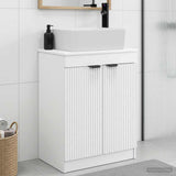 Bathroom Vanity with Sink White 54 x 35 x 83 cm Engineered Wood 890158
