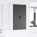 Wall Cabinet LUCCA Black 60 x 31 x 100 cm Engineered Wood 885136