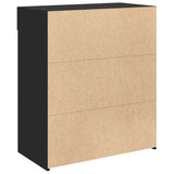 Sideboard Black 80x42.5x93 cm Engineered Wood 3281477