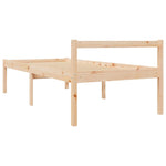 Senior Bed without Mattress 100x200cm Solid Wood Pine 810604