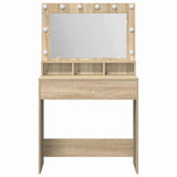 Dressing Table Sonoma Oak 75.5 x 41 x 135 cm Engineered Wood 865111