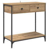 Console Table Artisan Oak 75 x 34.5 x 75 cm Engineered Wood 882249