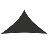 Sunshade Sail Oxford Fabric Triangular 5x5x6 m Anthracite 135128