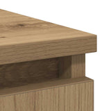 Sideboard with Drawer Artisan Oak 71x35x65 cm Engineered Wood 861579