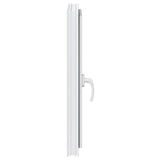 Basement Window RISOR 50 x 75 cm PVC and Glass White 42047228