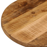 Table Top 110x50x2.5 cm Oval Solid Wood Rough Mango 370107