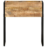 Planter 60x20x68 cm Rough Mango Wood 321941