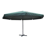Garden Parasol Green Aluminium 500 cm 40302