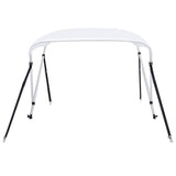 ZNTS 2 Bow Bimini Top White 150x120x110 cm 93123