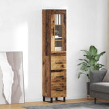 Highboard Old Wood 34.5 x 34 x 180 cm Engineered Wood 3415773