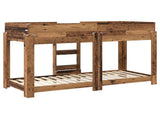 Bunk Bed for Kids Old Wood 75 x 190 cm Engineered Wood 3410545