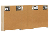 Bathroom Cabinet Set 3 pcs 80 x 10.5 x 50 cm Engineered wood 3403650