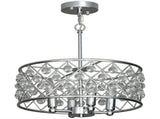 51 Crystallite Four-Bulb Chandelier - Silver-Tone T3398P425244