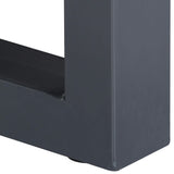 Coffee Table with Live Edges Grey 60x60x40 cm Solid Acacia Wood 247827