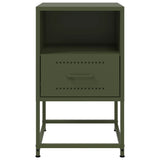Bedside Cabinet Olive Green 36x39x60.5 cm Steel 846562