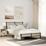 Bed Frame without Mattress Sonoma Oak 120x190 cm Small Double Engineered Wood 4017251