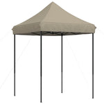 ZNTS Foldable Party Tent Pop-Up Taupe 200x200x306 cm 4004986