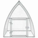 Chicken Cage Silver 100x105x120 cm Galvanised Steel 172552