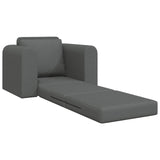 Folding Sofa Bed Dark Grey 98 x 71 x 83 cm Fabric 42030501