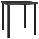 Outdoor Dining Set Black and Cream 3100408