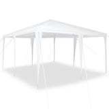 Party Tent White 400 x 400 x 266 cm Polyethylene and Steel 42003421