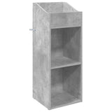Record Cabinet Concrete Grey 36 x 36 x 95.5 cm Engineered Wood 8012829