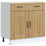 Kitchen Base Cabinet Lucca Artisan Oak Engineered Wood 853746