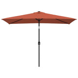 Garden Parasol Terracotta Polyester 300x200 cm Tiltable 44504