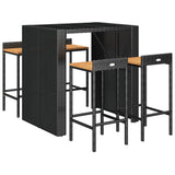 Garden Bar Set Black 3187684