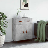 Sideboard Concrete Grey 69.5x34x90 cm Engineered Wood 827952
