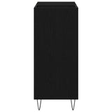 Record Cabinet Black Oak 85 x 38 x 89 cm Engineered Wood 862913