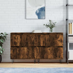 Sideboards 2 pcs Smoked Oak Engineered Wood 3190178
