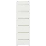 Umbrella Stand with Storage White 15.5 x 15.5 x 49 cm Steel 868517
