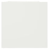 Planter White 62x40x39 cm Steel 841596