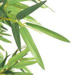 ZNTS Artificial Bamboo Plant with Pot 120 cm Green 244456