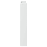 Storage Headboard with LED White Engineered Wood 3418662